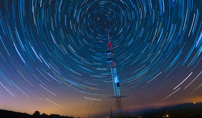 Antena captando sinais