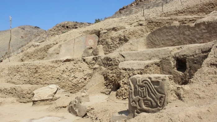 Ruínas de templo no Peru