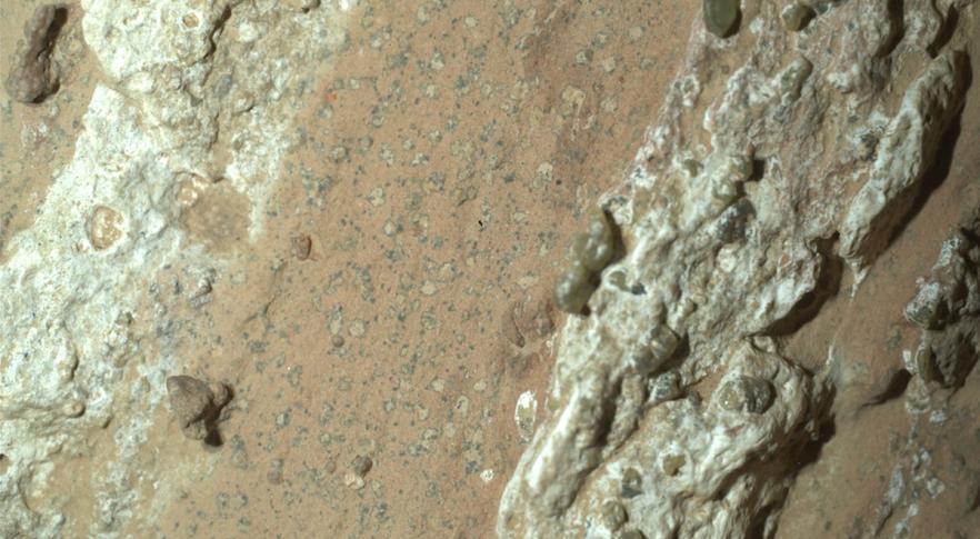 Formação rochosa em Marte