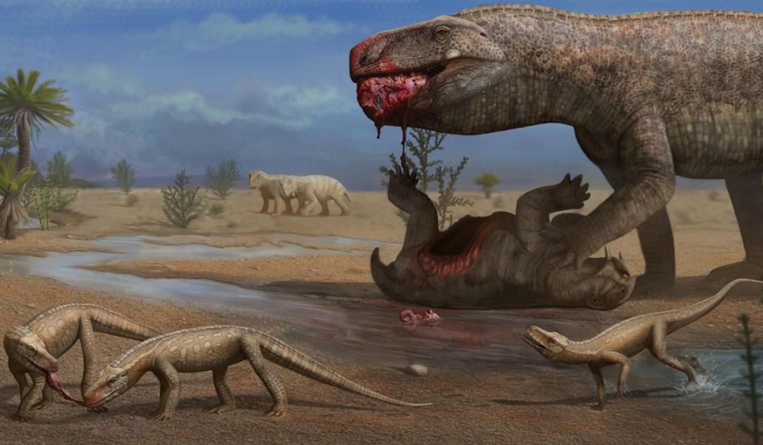 Fóssil de um réptil que viveu antes dos dinossauros é achado no Rio Grande do Sul-0