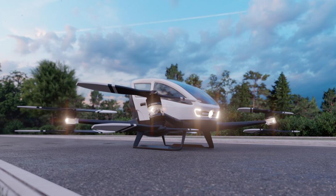 Montadora cria carro voador autônomo sem volante nem pedal de acelerador-0