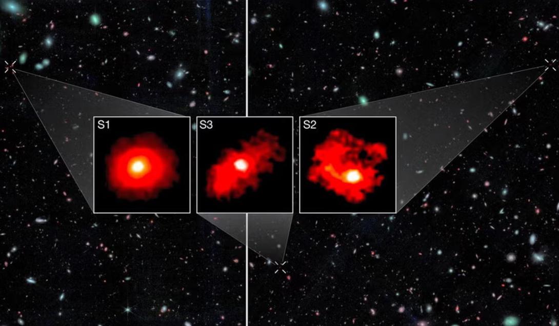 Cientistas identificam "Monstros Vermelhos" formados logo após o Big Bang-0